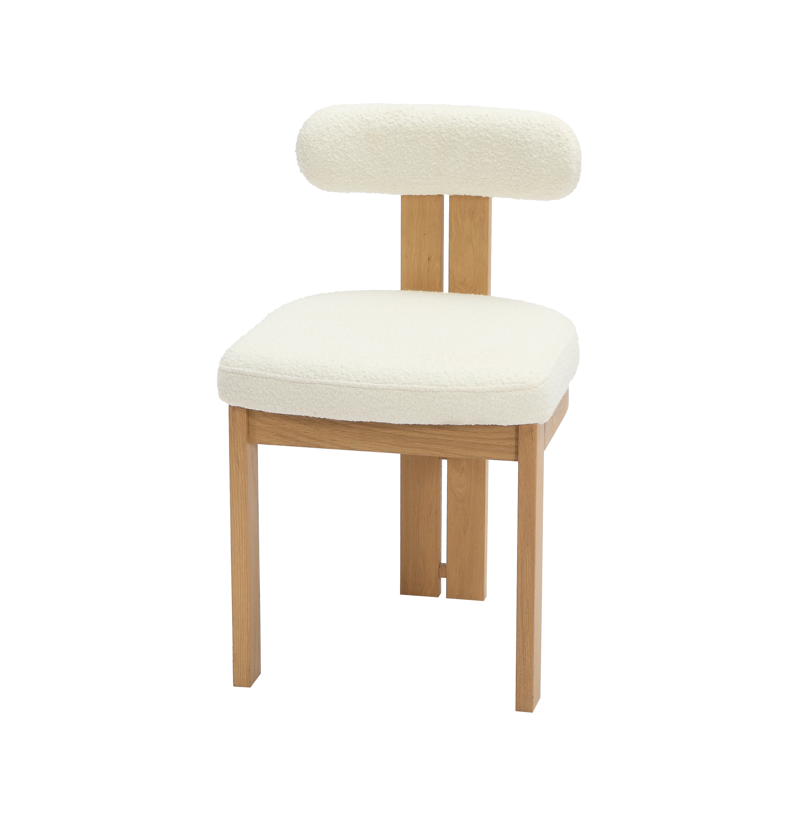 Tripod Cathaoirleach Upholstered itheacháin le Cúltaca Cuartha